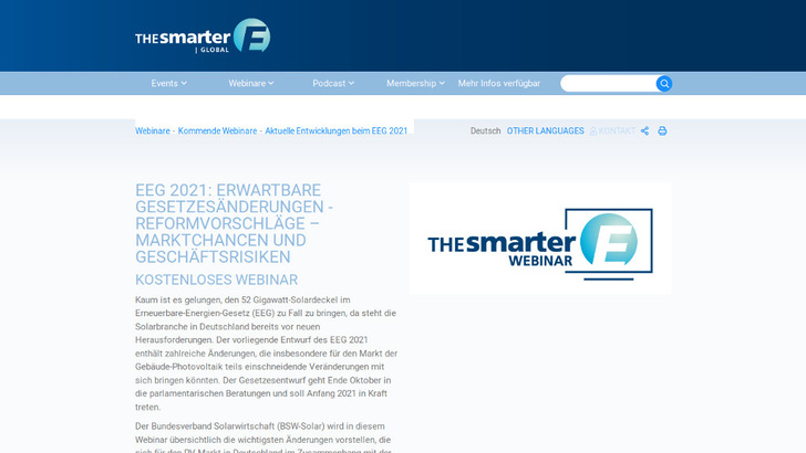 Das geplante Webinar ist kostenfrei - ein Muss für jeden Solarteur.