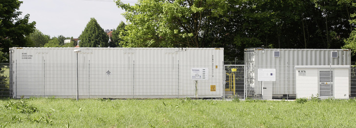 Speichersystem der Stadtwerke Trostberg.