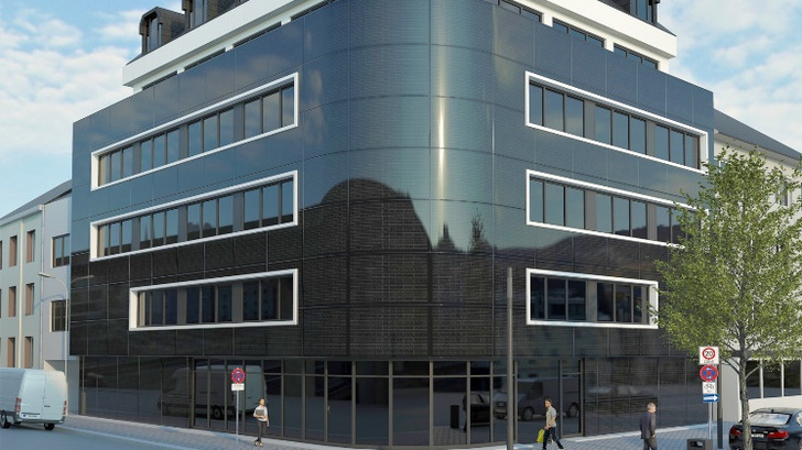 Ein Leuchtturm: Sunovation hat sogar gebogene Module hergestellt.