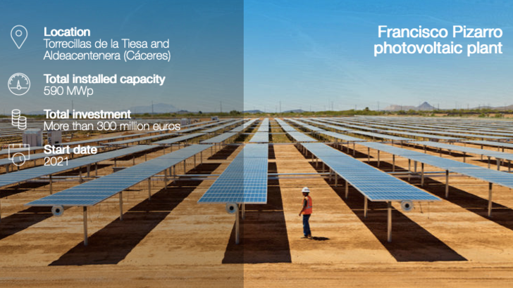 Solarpark Francisco Pizarro hat eine installierte Kapazität von 590 Megawatt. - © Iberdrola
