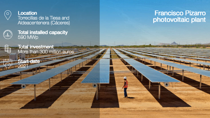Solarpark Francisco Pizarro hat eine installierte Kapazität von 590 Megawatt.