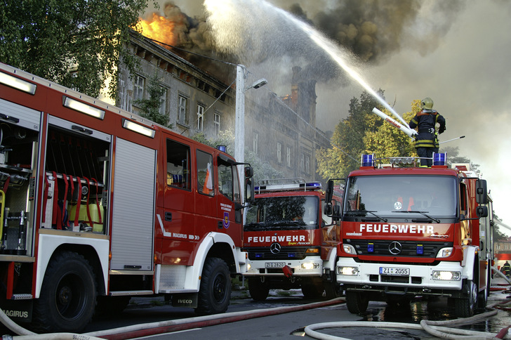 Beim Einsatz der Feuerwehr hat das Leben der Einsatzkräfte Priorität.