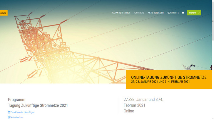 Das Programm der Konferenz über Zukunftsnetze ist verfügbar. - © Conexio

