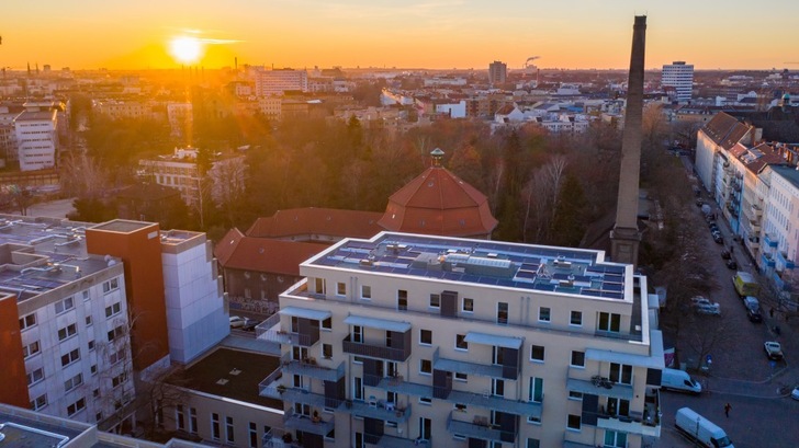 Ein Mitterstromprojekt am Berliner Nettelbeckplatz. - © Solarimo
