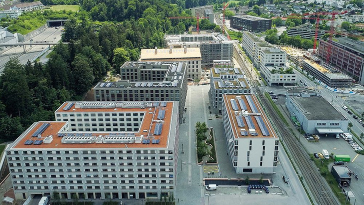 In der Greencity in Wollishofen haben die Elektrizitätswerke Zürich ihren Test des intelligenten Netzes erfolgreich durchgeführt. - © EWZ
