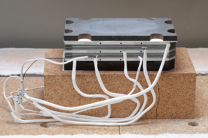 Stack einer SOFC-Brennstoffzelle.