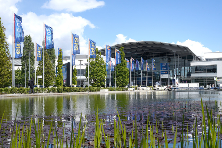 75 Prozent der Flächen auf den Fachmessen sind beriets gebucht. - © Solar Promotion
