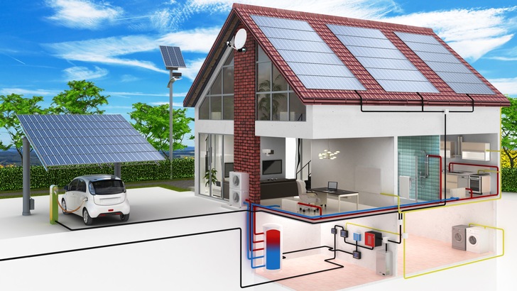 In PV Sol premium 2021 können auch thermische Systeme mit Wärmepumpe oder Heizstab berechnet werden. - © Valentin Software
