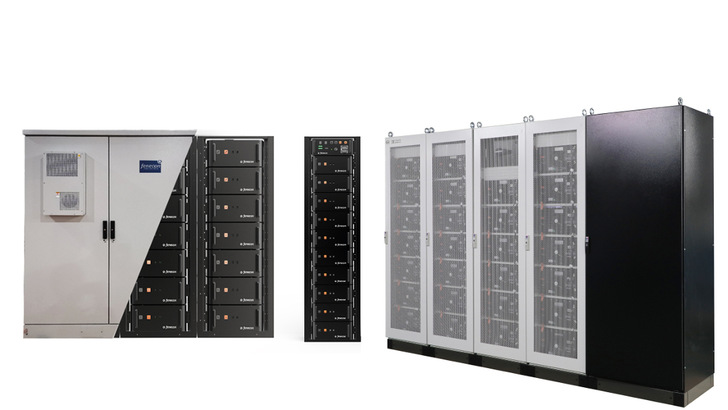 Die Gewerbespeicher von Fenecon decken verschiedene Baugrößen bis zu mehreren Megawatt ab.