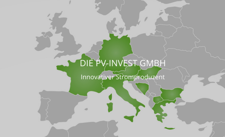 Bei PV–Invest werden auch Bürgerbeteiligungen an Sonnenkraftwerken angeboten.
