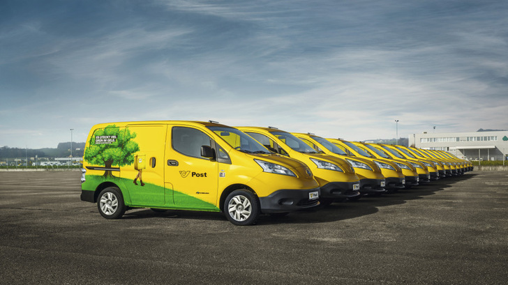 Flexible Speicher: elektrisch angetriebene Transportfahrzeuge bei der Wiener Post.