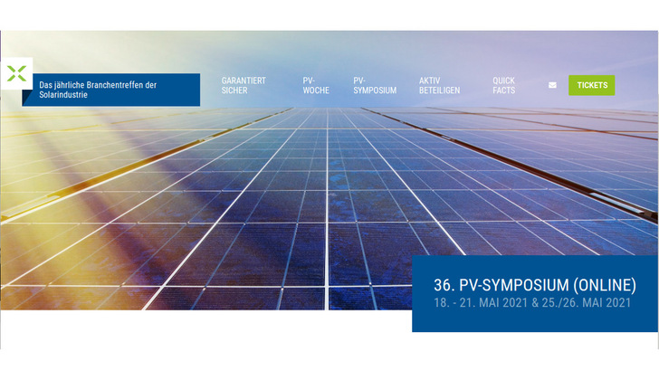 Die Photovoltaikwoche wird auch in diesem Jahr als digitale Veranstaltung angeboten.