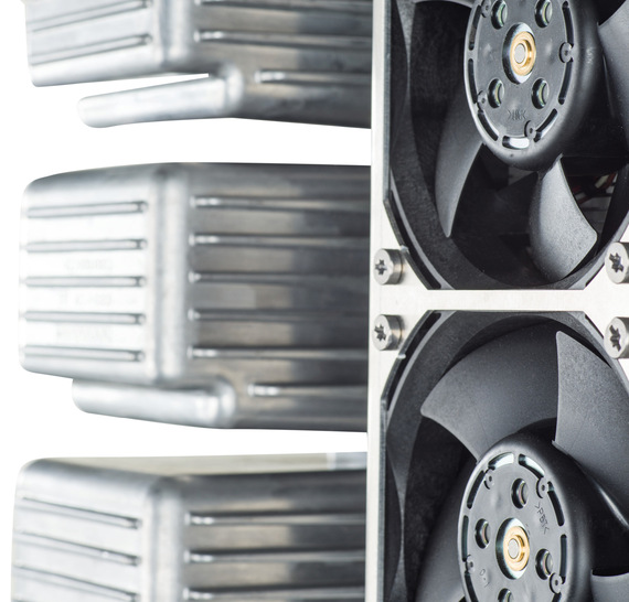 Das aktive Kühlsystem des Fronius Tauro verlängert die Lebensdauer des Gerätes.