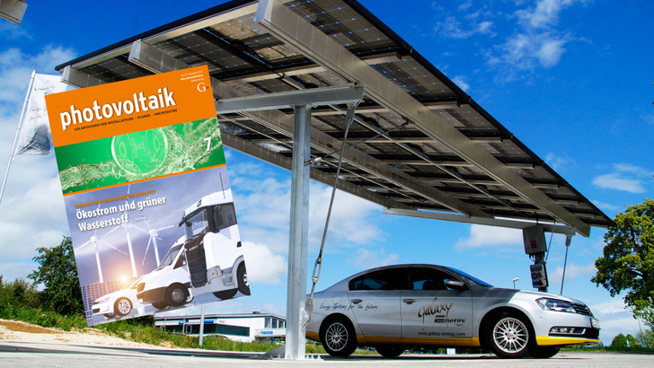 Das Septemberheft der photovoltaik stellt die E-Mobilität in den Mittelpunkt. - © Galaxy Energy/Gentner Verlag
