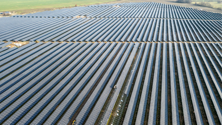 Der neue Solarpark in Werneuchen bei Berlin wurde unlängst fertiggestellt.