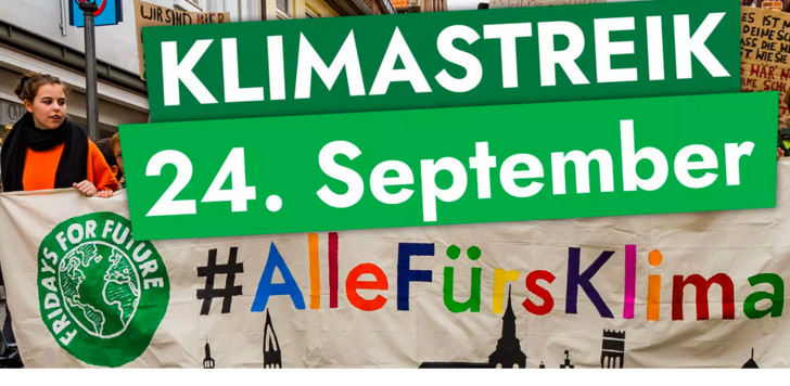 Am 24. September ist bundesweiter Klimastreik!