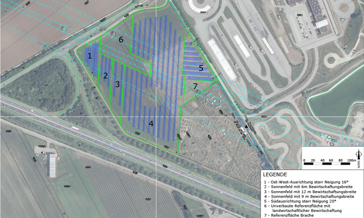 Die Pilotanlage Sonnenfeld soll die Entwicklung der Agri-PV voranbringen.