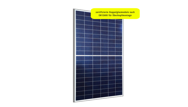 Die rahmenlosen Doppelglasmodule von Gridparity.