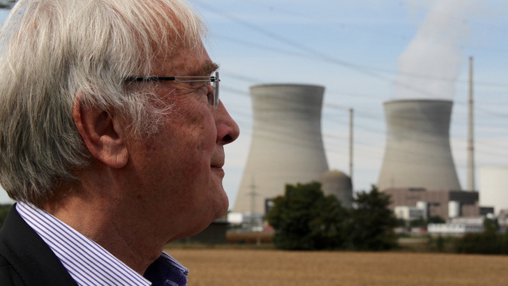 Raimund Kamm am AKW Grundremmingen.