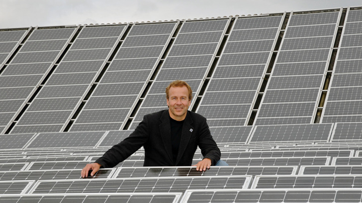 Kai Lippert ist Gründer und Geschäftsführer des Solargroßhändlers EWS in Handewitt. - © J. Garnitz
