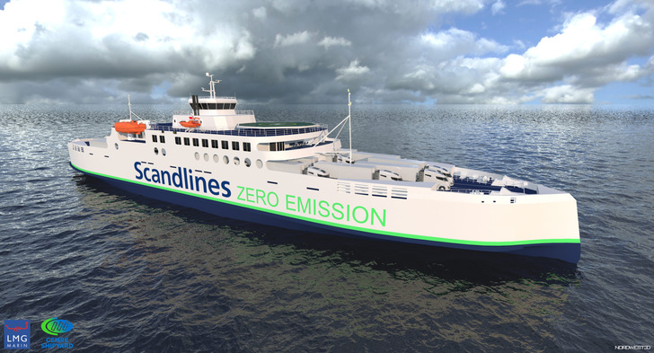 Leclanché liefert Batteriesystem für emissionsfreie Frachtfähre von Scandlines. - © Scandlines
