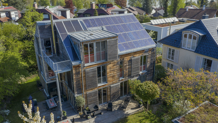 Solares Wohnhaus in Radolfzell.