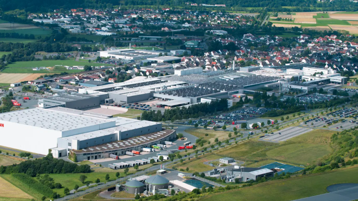 Mehr als 4.000 Menschen arbeiten am Firmensitz von Viessmann in Allendorf/Eder.