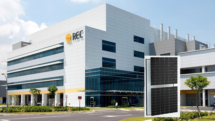 REC Solar wurde für die Solarmodule Alpha Pure ausgezeichnet. - © REC Solar

