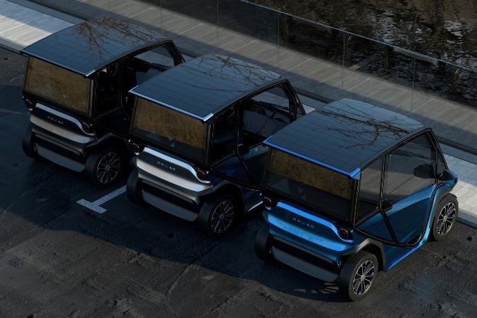 Der Solarmini: kein Parkplatzproblem, Stausgehabe und ohne Reichweitenangst. - © Squad Mobility
