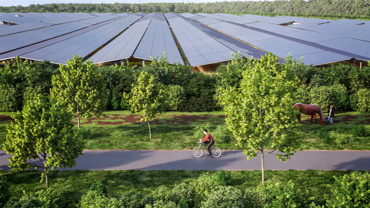 Fünf bis zehn Hektar sind für eine Doppelnutzung durch Agri-PV vorgesehen.