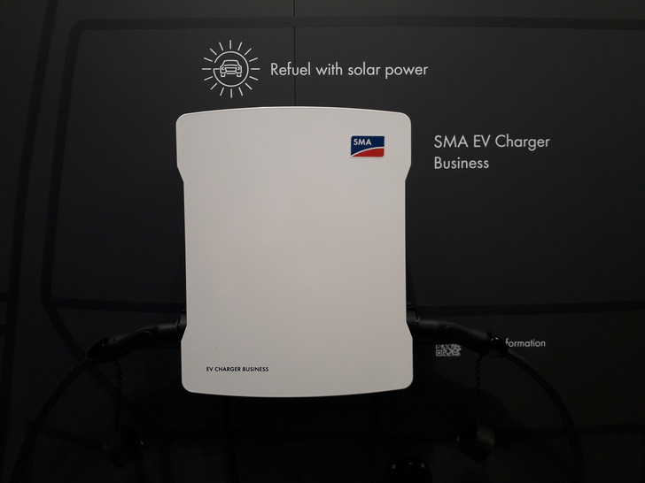 Der neue EV Charger Business von SMA in München.