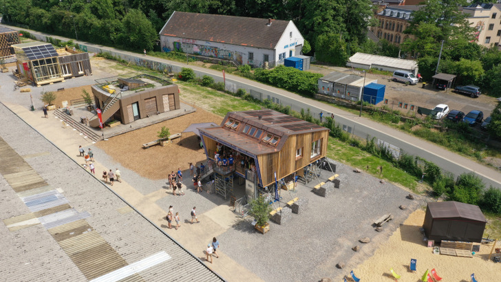 In Wuppertal zeigten die jungen Leute spannende Ideen für die solare Architektur. - © Solar Decathlon
