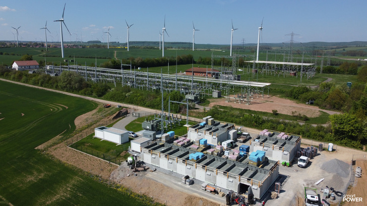 In Eisenach realisiert Smart Power Batteriespeicher mit über 60 Megawatt Anschlussleistung. - © Smart Power
