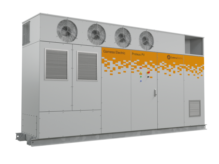 Der Zentralwechselrichter von Gamesa Electric.