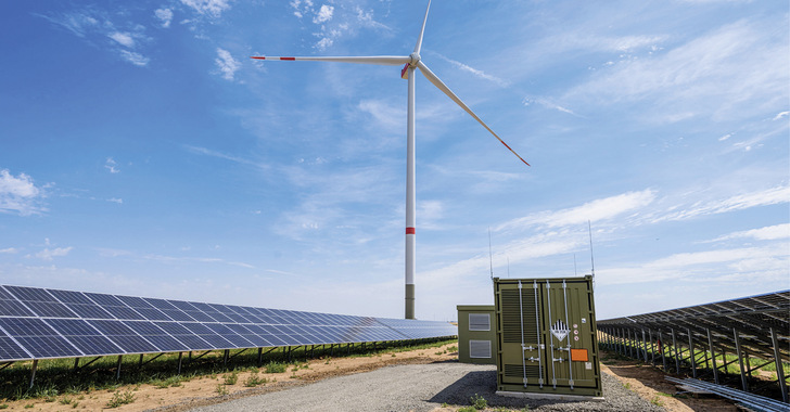 Im rheinland-pfälzischen Wahlheim hat Abo Wind 2022 ein Hybridprojekt aus Solaranlage und Batteriespeicher errichtet, zudem einen Windpark. Die Batterie speichert kurzfristig den Solarstrom und speist ihn bei Bedarf ins Netz. - © Foto: GVO Media/Gregor Ott
