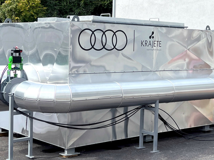 Audi und Krajete filtern heute schon CO2 aus der Luft. - © Audi AG
