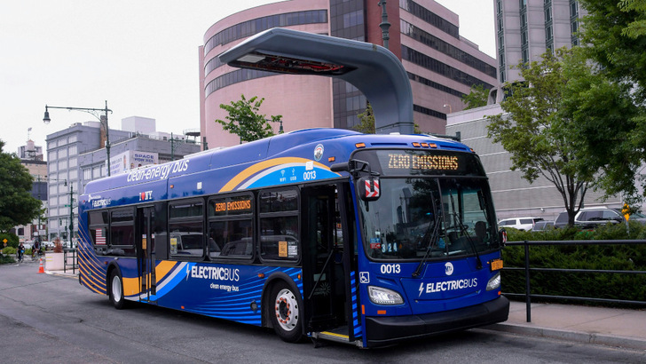E-Busse im Big Apple: Das intelligente Lademanagement kommt künftig aus München von The Mobility House.