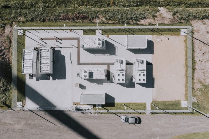 Der von GP Joule betriebene Elektrolysestandort in Bosbüll im Kreis Nordfriesland.