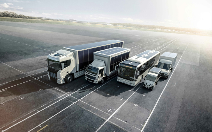 Die Solartechnology von Sono Motors wird auf Bussen, Kühlfahrzeugen und Wohnmobilen verwendet.