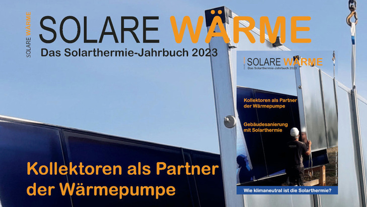 Das Jahrbuch informiert über Anwendungen, Märkte und Technik der Solarthermie.