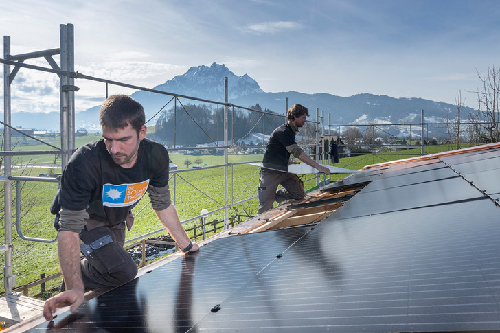 Der Solarzubau in der Schweiz soll weiter beschleunigt werden. - © Swissolar
