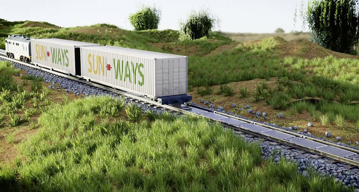 Auf Gleisen von zehn Kilometern Länge lassen sich 5.000 Module verlegen. - © Foto: Sun-Ways

