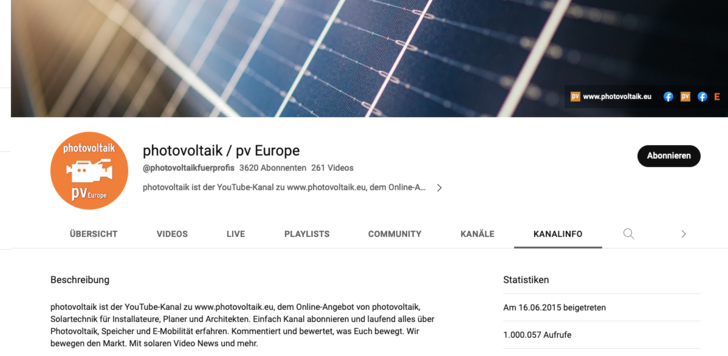 Weiter immer Weiter: die Marke von einer Million Plays ist bereits überschritten.