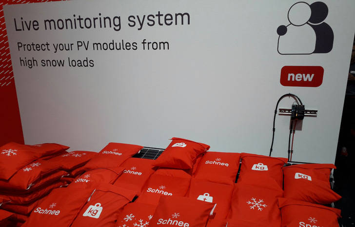 Monitoring der Schneelast von K2 Systems.