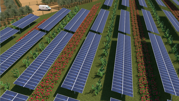 Solarmodule und Anbauflächen werden kombiniert. - © Sens

