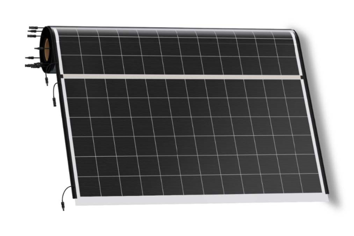 Die über sechs Meter langen und zwei Meter breiten Modulrollen.