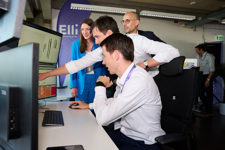 Das Elli-Trading-Team bei der Arbeit.