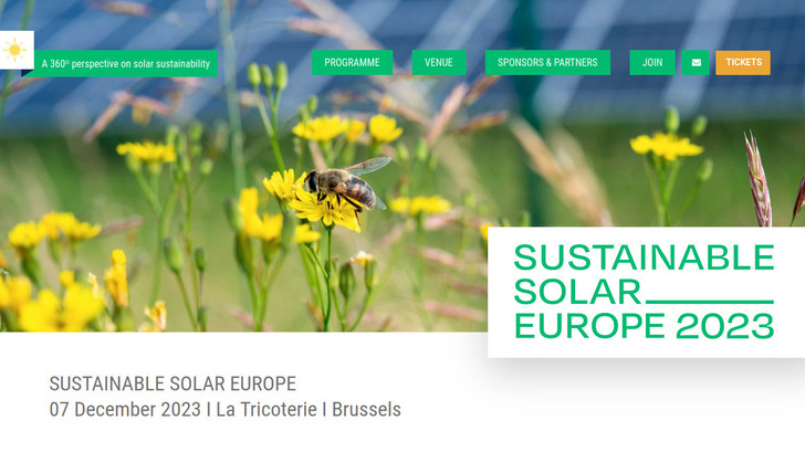 Solaranlagen können für mehr Biodiversität sorgen. Dies wird ein Aspekt der Konferenz sein.
