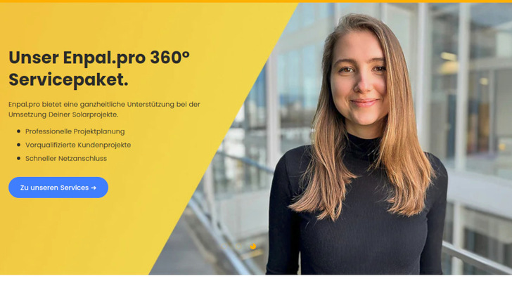 Derzeit können Handwerker bei Enpal Pro Komponenten bestellen. Später sollen Serviceangebote hinzukommen.