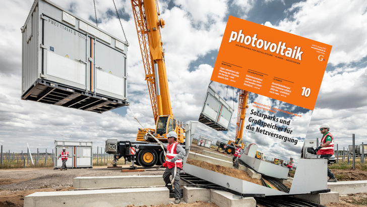  Das neue Themenheft im Dezember 2023 widmet sich Solarparks und der Netzversorgung.